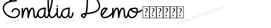 Emalia Demo字体转换